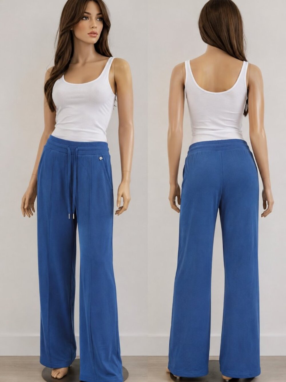 LIVI For Lane Bryant Royal Blue Pull-On Pants Women's 14/16 Drawstring waist